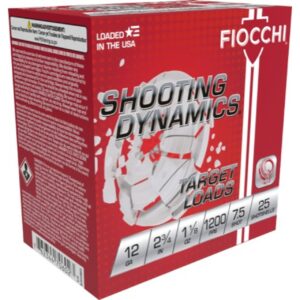 Fiocchi 12SD18H7 12G 2 3/4" 1 1/8 oz Lead Chill 7.5 Shot Shot Gun Shells 250rd Case - 12SD18H7