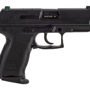 HK P2000 V2 LEM Double Action Only Semi-automatic Polymer Frame Pistol Compact 9MM 3.66" Barrel Night Sights 10 Rds 3 Magazines - Black - *HK81000040