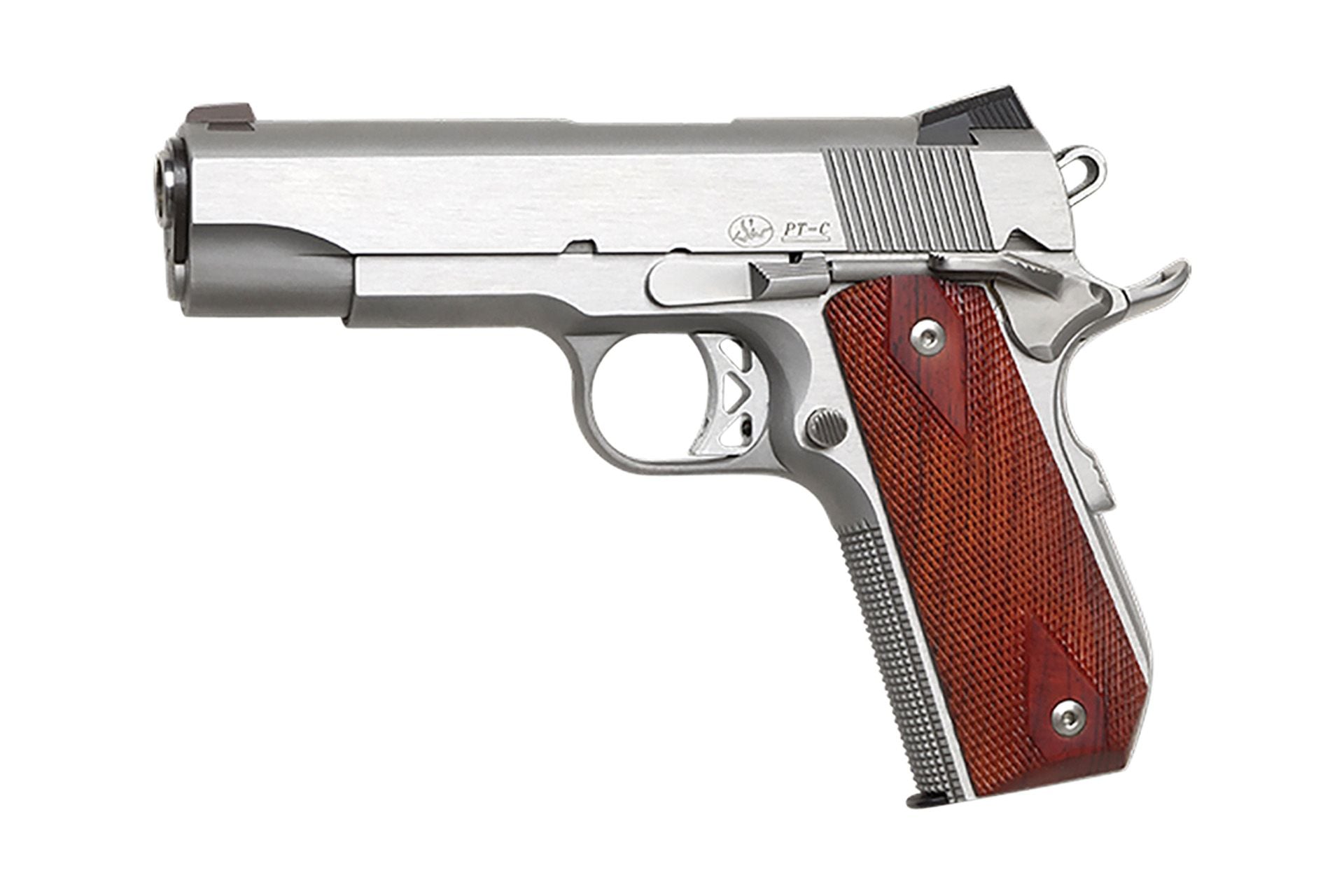 Dan Wesson Commander Classic 4.25" 45 ACP 8Rd Full Size Semi-Auto 1911 Pistol - Stainless Steel - 1912