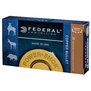 Federal Ammunition 3006150LFA Power-Shok 30-06 Springfield 150 gr 2910 fps Copper Hollow Point Rifle Ammo - 20 Rounds - 8743