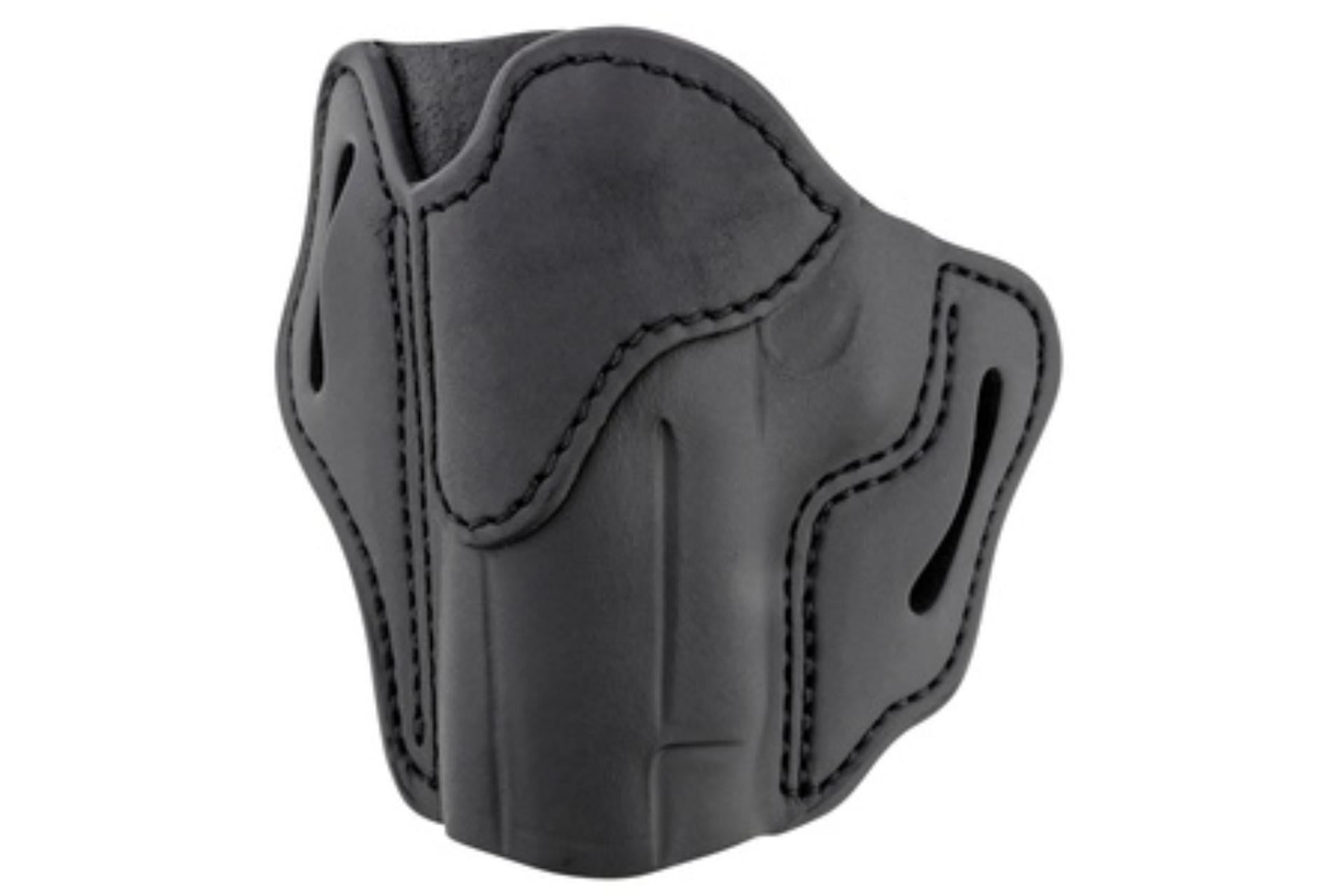 1791 Gunleather ORBH23SBLL BH2.3 Optic Ready OWB 2.3 Stealth Black Leather Belt Loop Fits S&W M&P Shield/Glock 17/Walther PPQ Left Hand - 143429