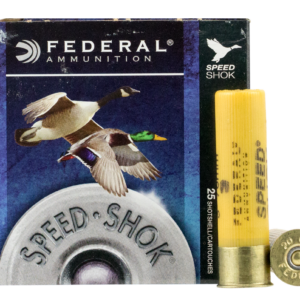 Federal WF2093 Speed-Shok 20 Gauge 3" 7/8 oz 1550 fps 3 Shot Shotgun Ammo - 25 Rounds - WF2093