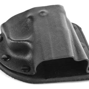 CrossBreed Modular Holster for Smith & Wesson M&P Shield 9/.40, 2.0, Plus, Right-Handed, Standard Cut, Black Leather and Kydex - MH-S&W Shield, RH, SC, BLK