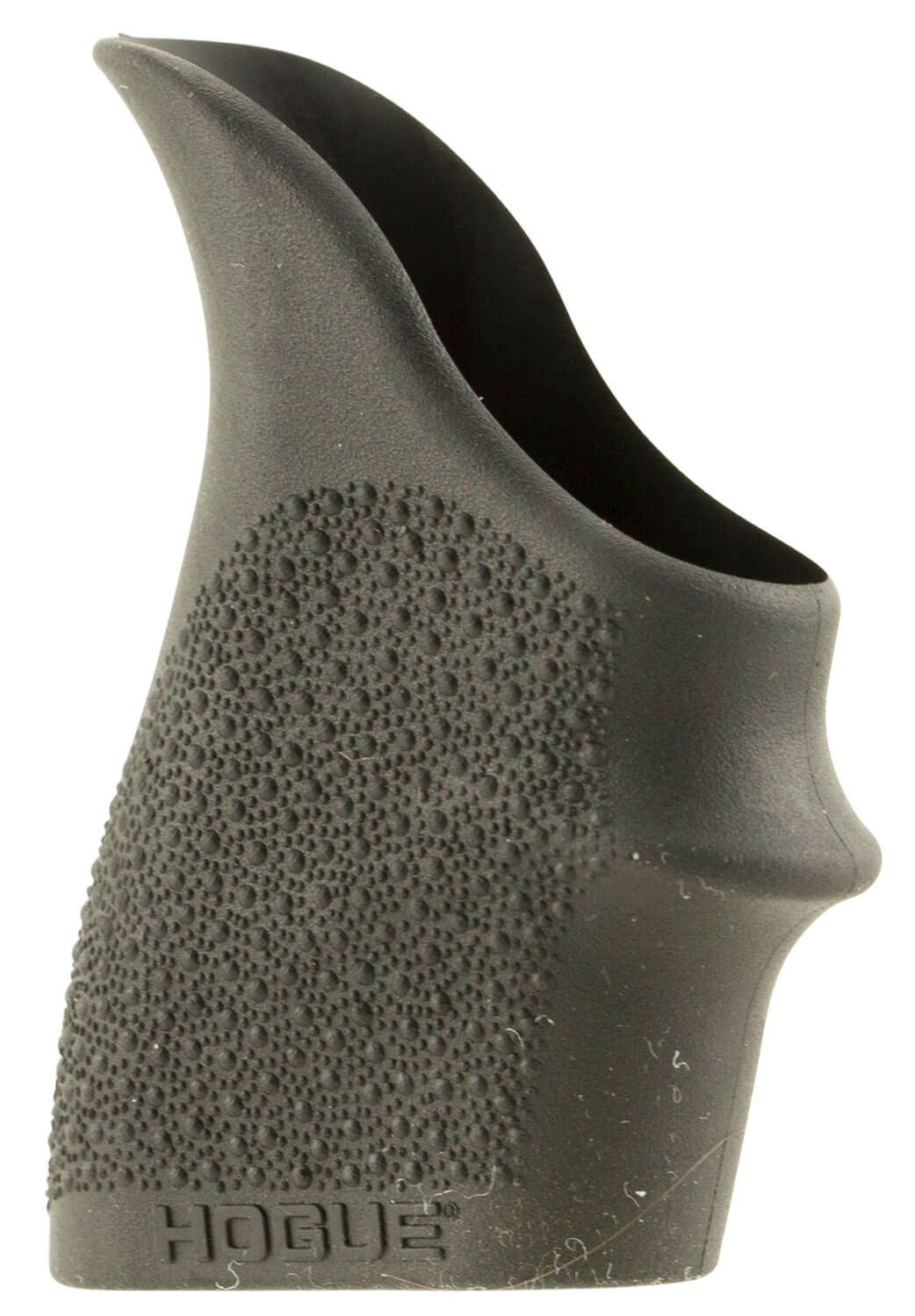 Hogue 18300 HandAll Beavertail Grip Sleeve, Rubber W/Textured Black Finish & Finger Groove for S&W M&P Shield (45); Kahr P-Series, CW (9 & 40) - 18300