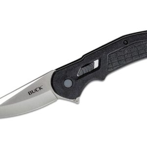 Buck Knives 261 Hexam 3.3" EDC Folding Knife - Black Handle - 0261BKS-B