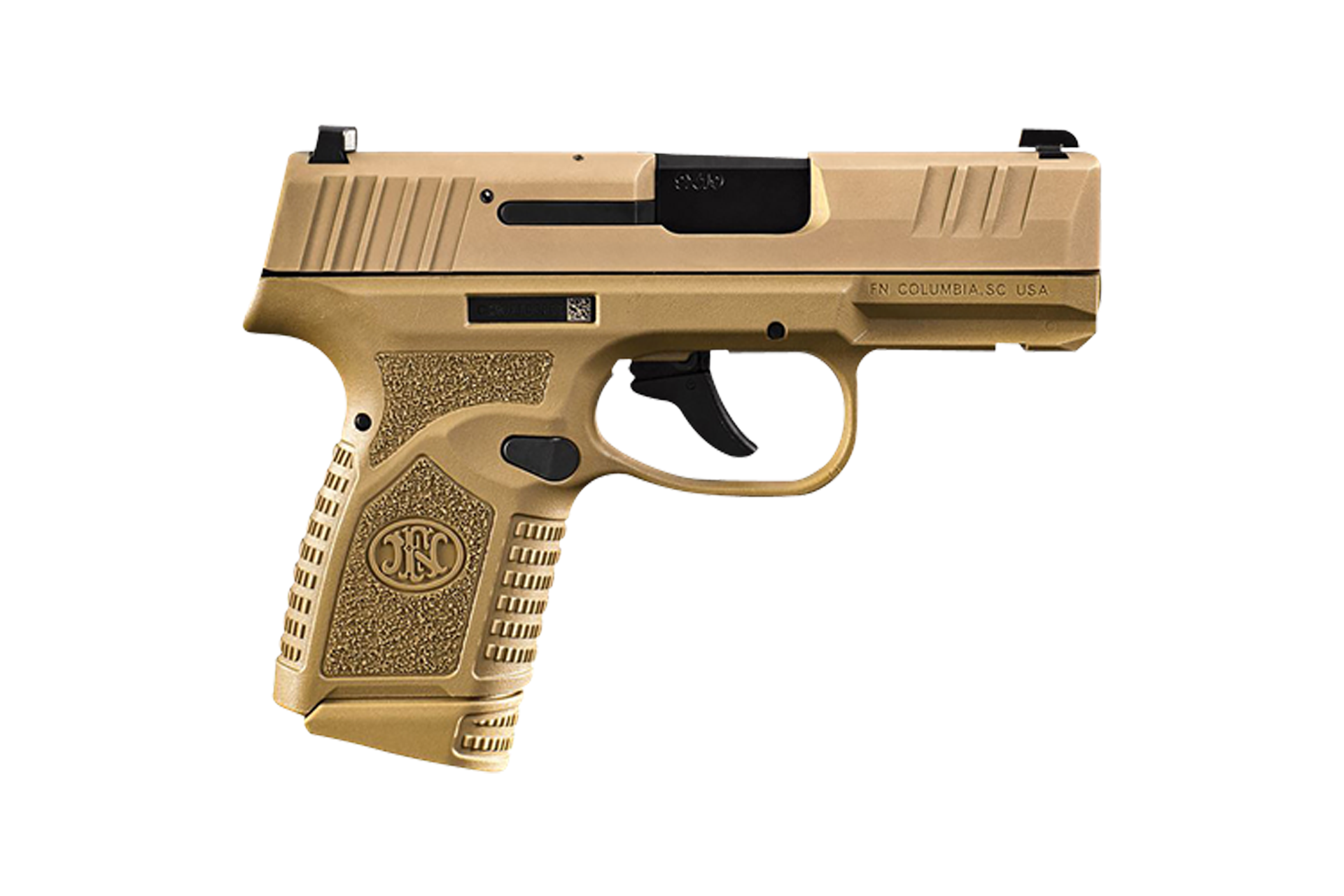 FN America Reflex NMS 3.3" 9MM 15Rd Subcompact Semi-Auto Pistol - FDE - 66101409 - Image 2