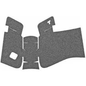TALON Grips Inc, Granulate, Grip, Adhesive Grip, Fits Glock Gen5 MOS (No Backstrap) 19, 23, 25, 32, 38 Gen5 (No Backstrap), Black - 382G