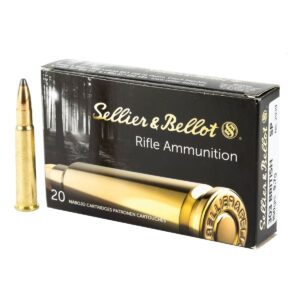 Sellier & Bellot Rifle 303 British 150 Grain Soft Point Rifle Ammo - 20 Rounds - SB303B