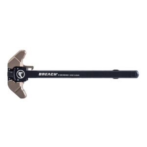 Aero Precision AR-10 Breach Ambi Charging Handle w/ Large Lever - Black/Kodiak Brown - APRA700341C