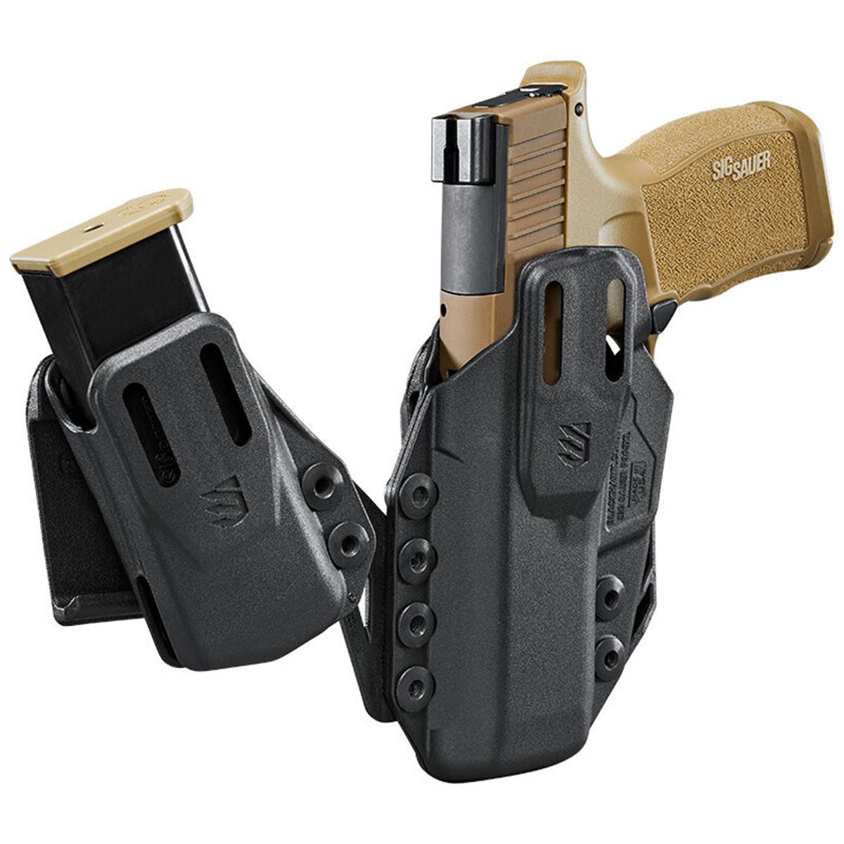 Blackhawk Stache Premium Holster Kit IWB Black Polymer Belt Clip Fits Ruger Max-9 Ambidextrous - 416185BK - Image 3