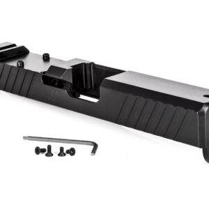 Zev Technologies Z19 Duty Stripped Slide Fits GLOCK 19 Gen 4 - RMR Cut - Black - SLD-Z19-4G-DUTY-RMR-BLK