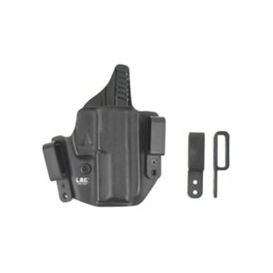 L.A.G. Tactical, Inc., L.A.G. Defender, Inside the Waistband Holster, Fits Springfield Hellcat Pro, Kydex, Matte Finish, Black, Right Hand - 3057
