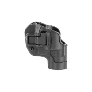 BLACKHAWK CQC SERPA Holster With Belt and Paddle Attachment Fits J Frame With 2" Barrel Right Hand Black - BH410520BK-R