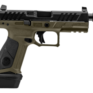 Beretta APX A1 Tactical 4.8" 9mm 21rd Full Size Semi-Auto Threaded Pistol - OD Green - JAXA1F921TAC