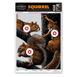 Thompson Life-Size Squirrel 12.5"x19" Paper Hunting Targets - 10 Pack - 2004-10