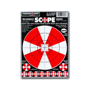 Thompson Scope Alignment 6"x9" Adhesive Peel & Stick Targets - 10 Pack - 3030-10