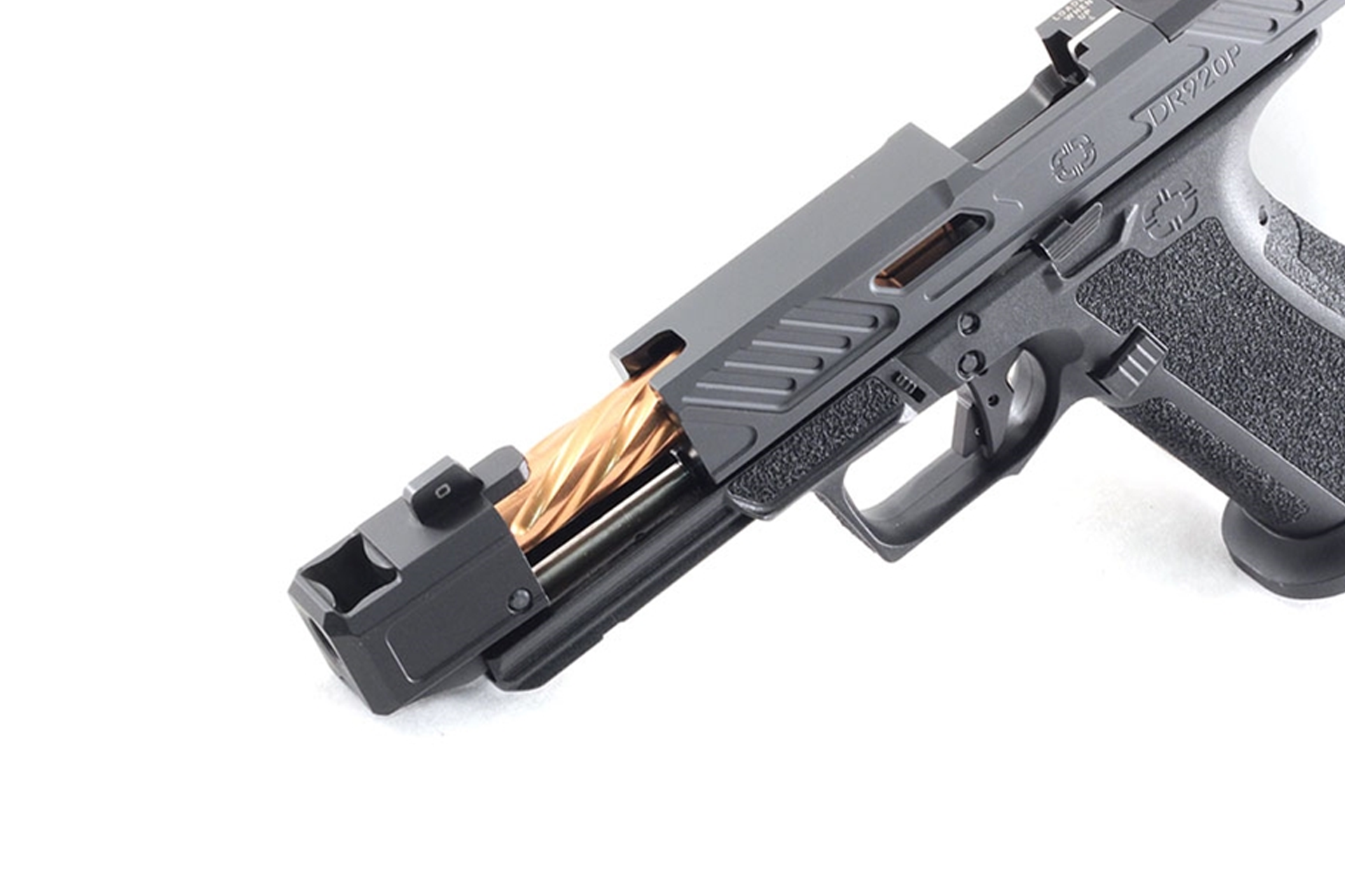 Shadow Systems CA Compliant DR920P Elite 4.5" 9mm Semi Auto Compensated Pistol - 10+1 Rounds - Bronze Barrel - SS-2239-CA - Image 3