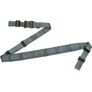 Magpul Industries, MS1 Padded Sling, Fits AR Rifles, 1 or 2 Point Sling, Gray - *MPIMAG545GRY