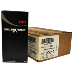 CCI 0019 BR4 Small Rifle Primers - 5000ct Case - 19