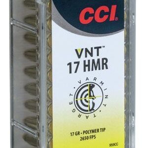 CCI 923CC Varmint VNT 17 HMR 17 gr Varmint Tipped Rimfire Ammo - 125 Rounds - 923CC