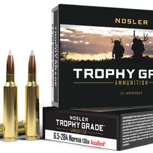Nosler 60021 Trophy Grade 6.5x284 Norma 130 gr AccuBond Rifle Ammo - 20 Rounds - 59559