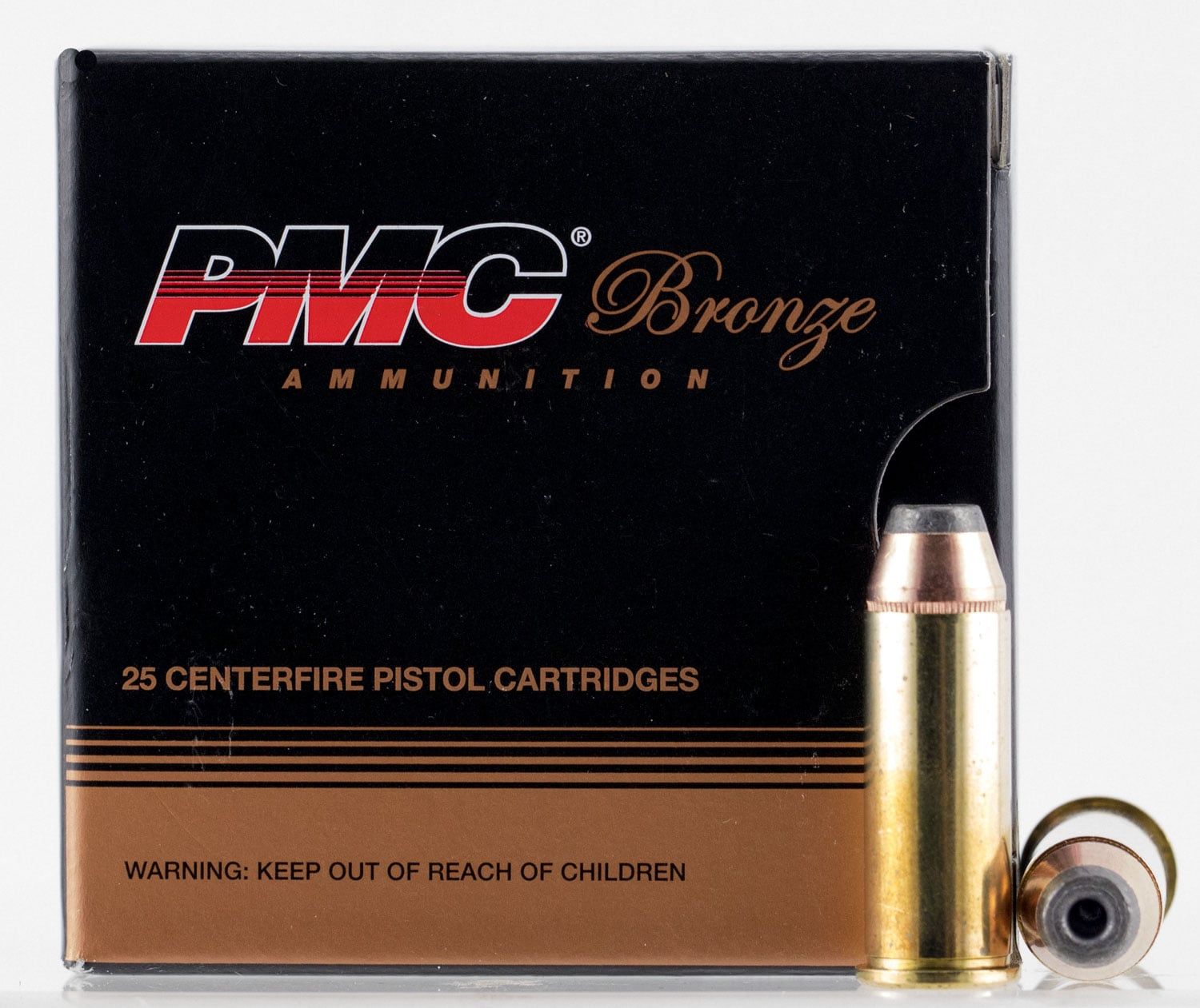 PMC 44SB Bronze 44 S&W Spl 180 gr Jacketed Hollow Point (JHP) Handgun Ammo - 25 Rounds - 44SB