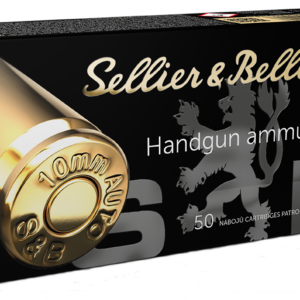 Sellier & Bellot SB10A Handgun 10mm Auto 180 gr Full Metal Jacket (FMJ) Handgun Ammo - 50 Rounds - 7963