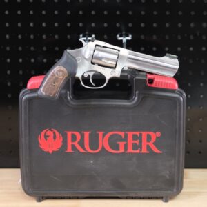 Ruger 5771 SP101 4.2" SS 357 Magnum Revolver, 5rd, Fiber Optic Sight - 5771