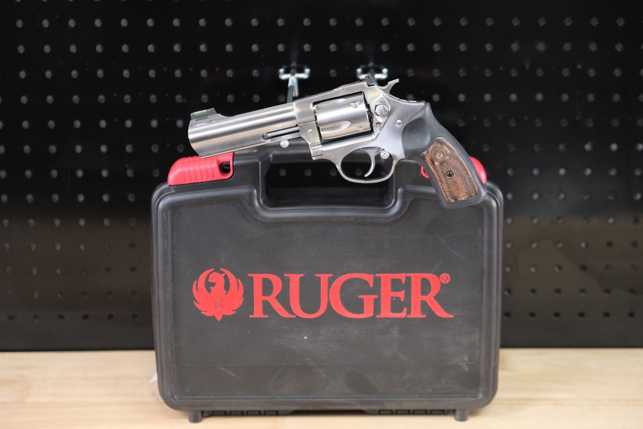 Ruger 5771 SP101 4.2" SS 357 Magnum Revolver, 5rd, Fiber Optic Sight - 5771 - Image 4