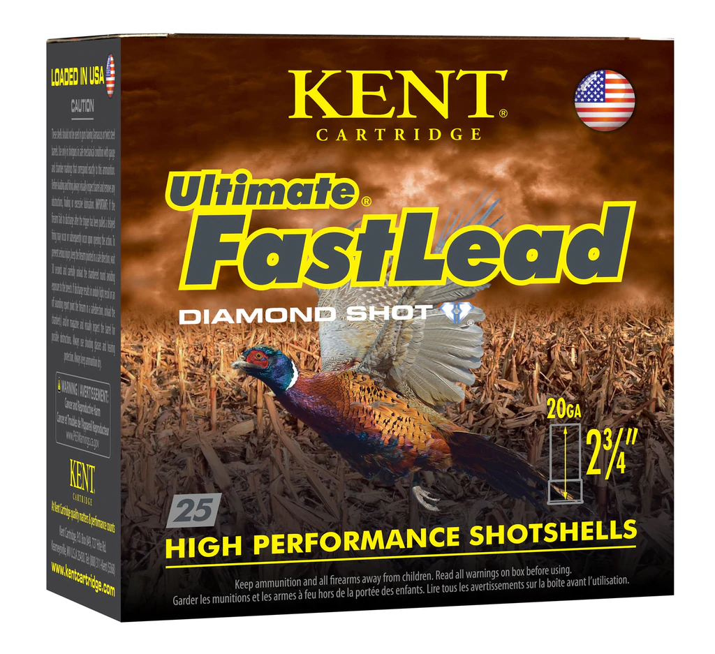 Kent Cartridge K202UFL286 Ultimate Fast Lead 20 Gauge 2.75" 1 oz 6 Shot Shotgun Ammo - 25 Rounds - 117961