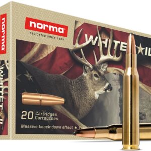 Norma Shooting .270 Win - 130 Gr - Soft Point - Norma Whitetail Rifle Ammo - 20 Rounds - 20169562