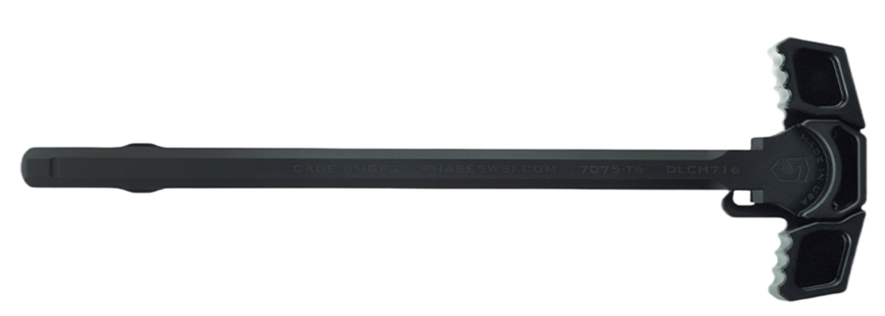 Phase 5 716 Dual-Latch Charging Handle Assembly - Black - DLCH716-BLK