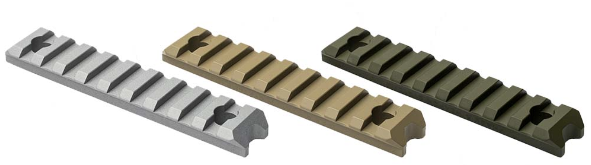 Phase 5 M-LOK 9-Slot Picatinny Rail Section - FDE - MLOKPIC9-FDE