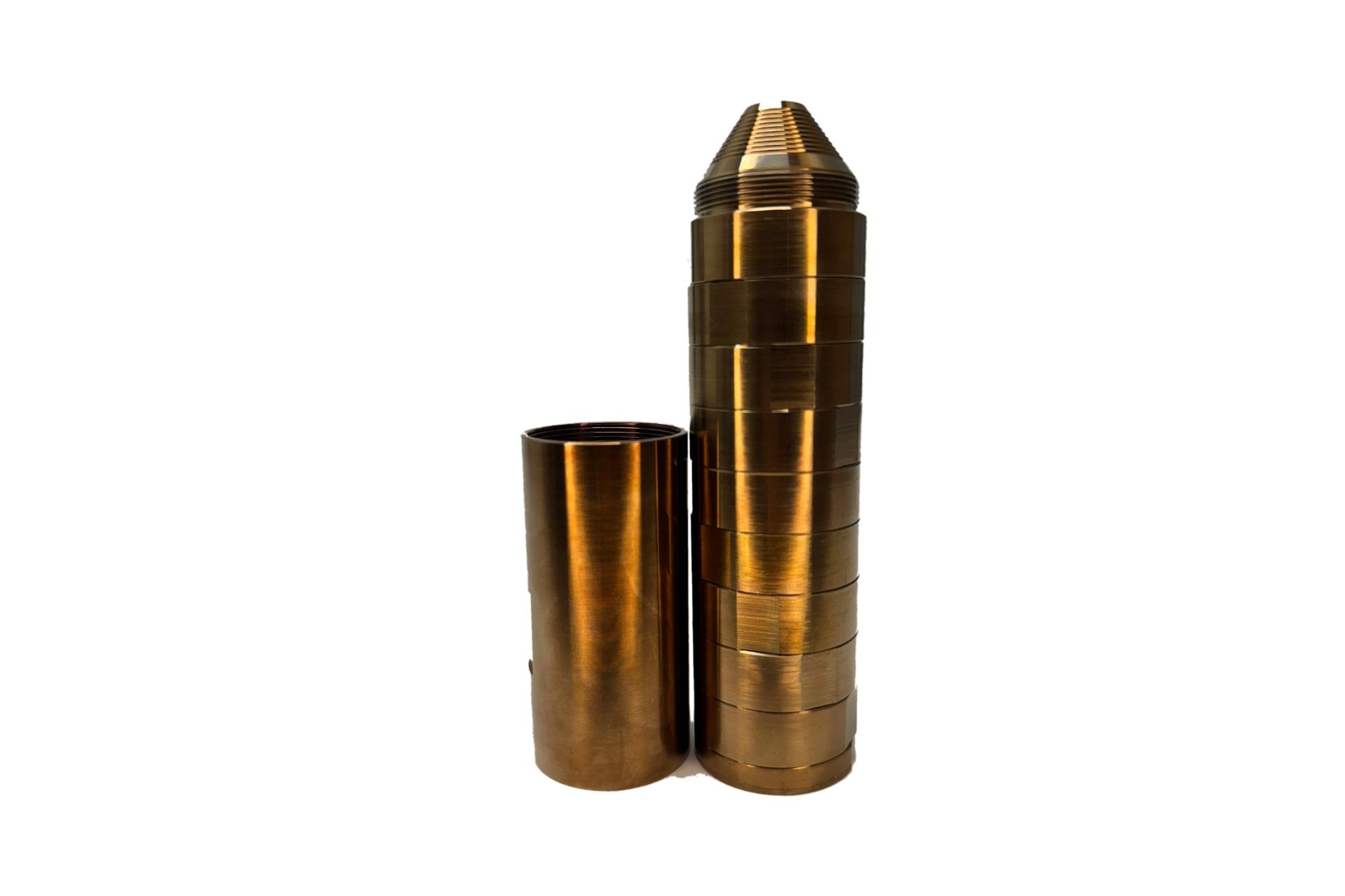 Tuna Cans 40 Cal/10mm Stainless Steel Silencer (6 Baffle) - 850082202300 - Image 2