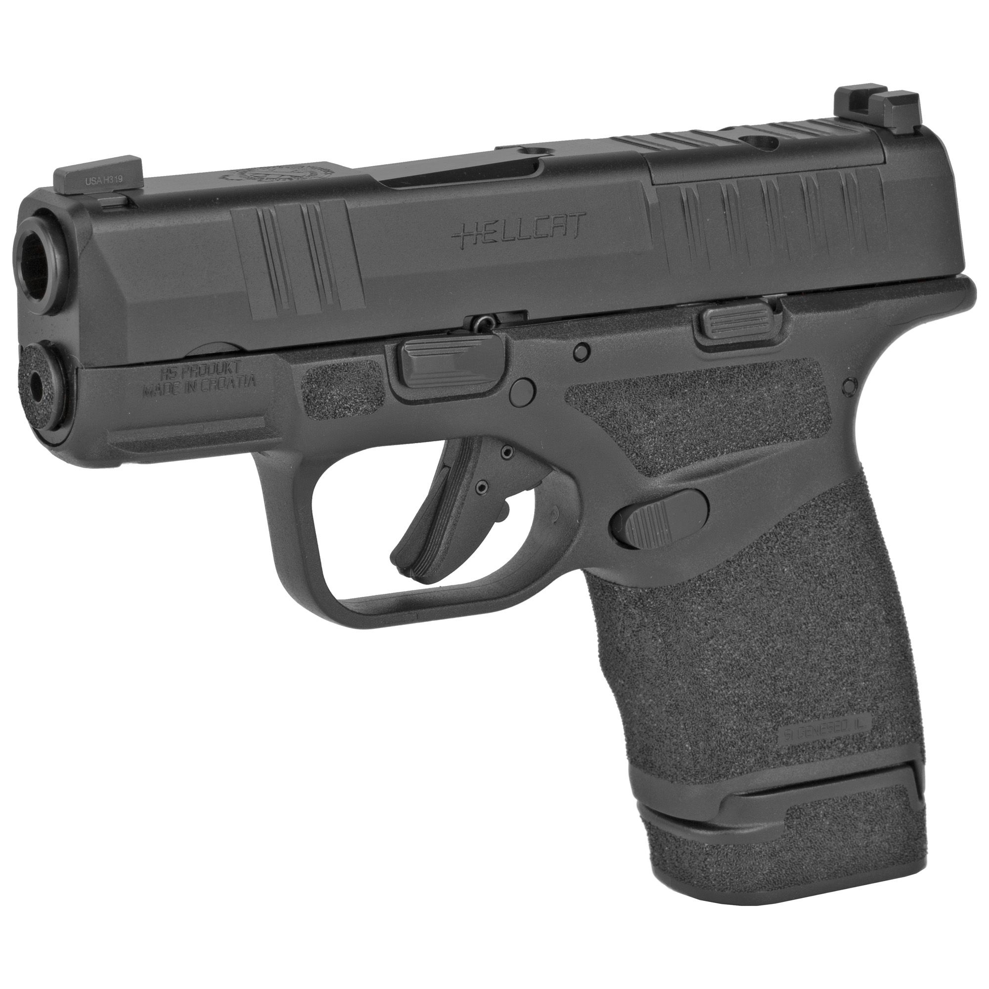 Springfield Hellcat OSP 3" 9MM 13Rd Subcompact Semi-Auto Pistol - Black - HC9319BOSP - Image 2