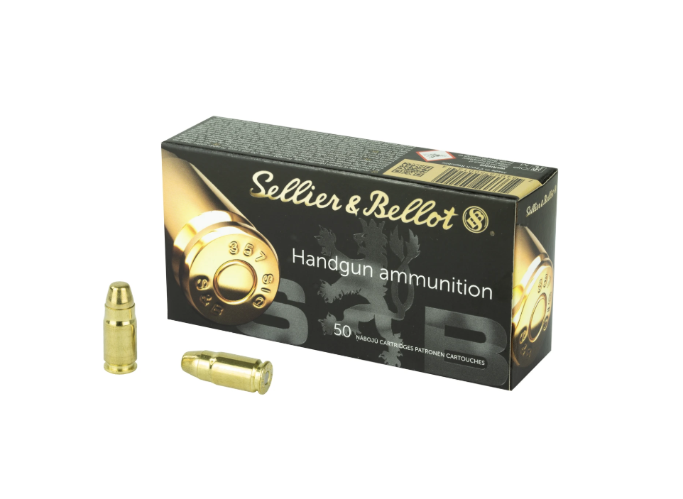 Sellier & Bellot Pistol 357SIG 140 Grain Full Metal Jacket 50 Round Box - SB357A
