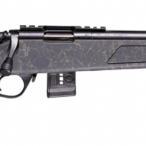 Bergara Rifles BMR-X 17 HMR 10+1 18", Blued Picatinny Rail Receiver, Adj LOP Green w/Black Webbing Synthetic Stock - BMR011