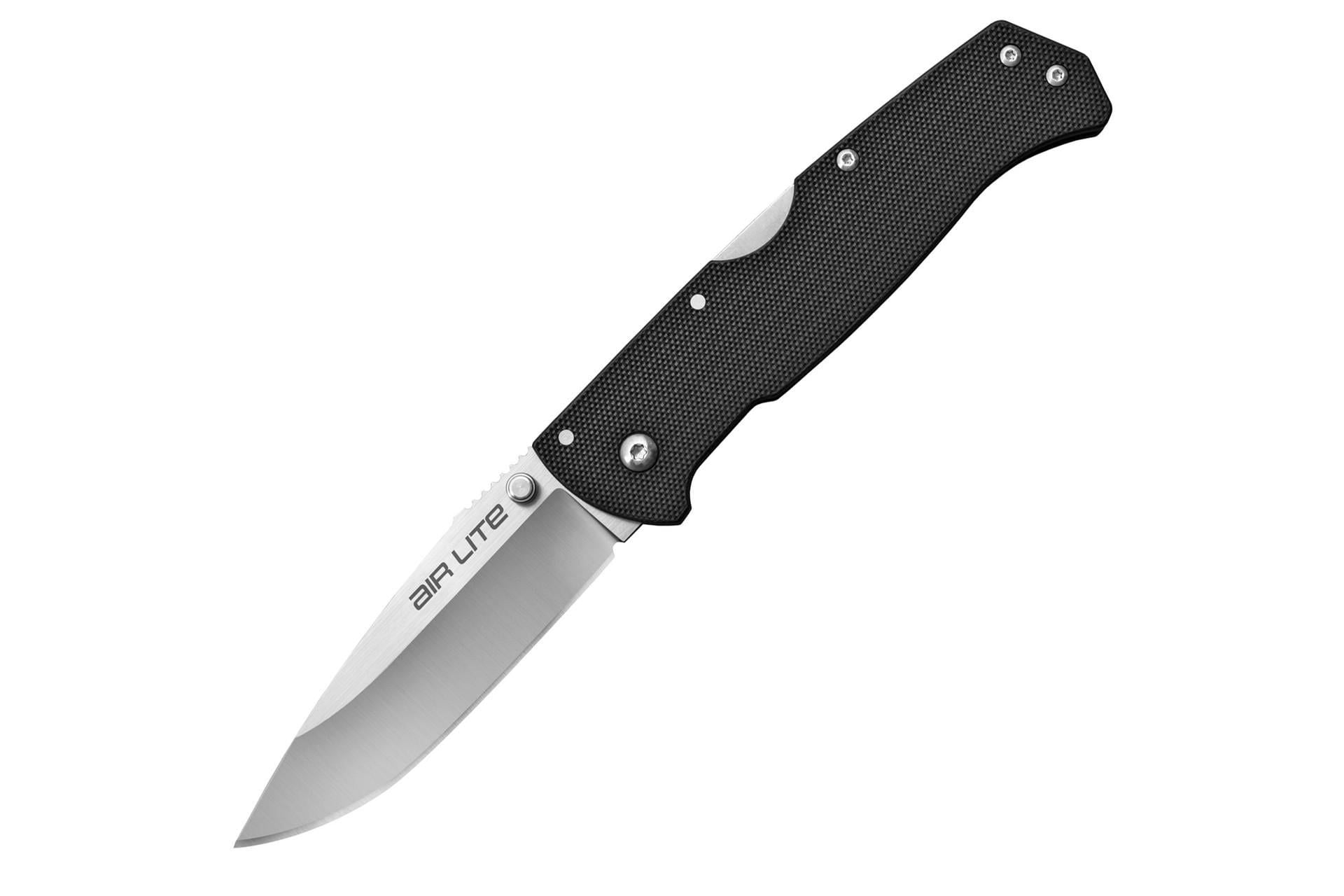 Air Lite Drop Point Folding Knife Drop Point 8In Ova 3 1/2In Blde - Black - COLCS26WD