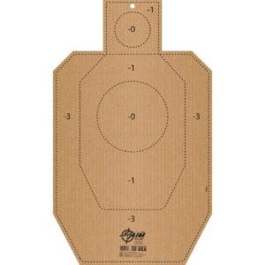 Allen Ez Aim Ipsc Idpa Corrugated Silhouette, Approx 18 X 30 - 15684