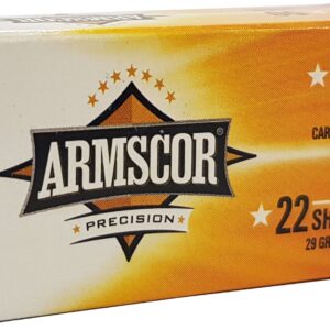 Armscor 50415 Precision 22 Short 29 gr 1080 fps Solid Point Rimfire Ammo - 50 Rounds - 113191