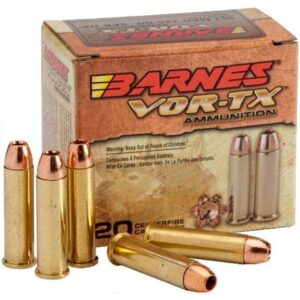 Barnes Bullets 21547 VOR-TX 45 Colt (LC) 200 gr 1025 fps XPB Handgun Ammo - 20 Rounds - 21547