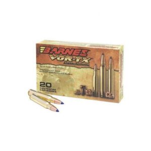 Barnes Bullets 22008 VOR-TX 22-250 Rem 50 gr 3830 fps Barnes TSX Flat Base (TSXFB) Rifle Ammo - 20 Rounds - 22008