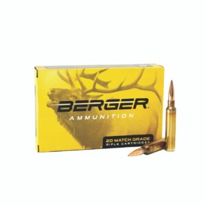 Berger Bullets 55010 Target Rifle 300 PRC 205 gr Hybrid Rifle Ammo - 20 Rounds - 55010
