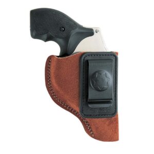 Bianchi 10380 6C IWB Tan Leather Belt Clip Fits 2" Barrels/Ruger/Colt Charter Arms Right Hand - 29371