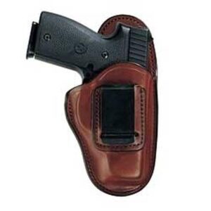 Bianchi 19226 100 Professional Size 09 IWB Leather Tan Belt Clip Fits Walther PPK/Bersa Thunder/Diamondback DB Right Hand - 34688
