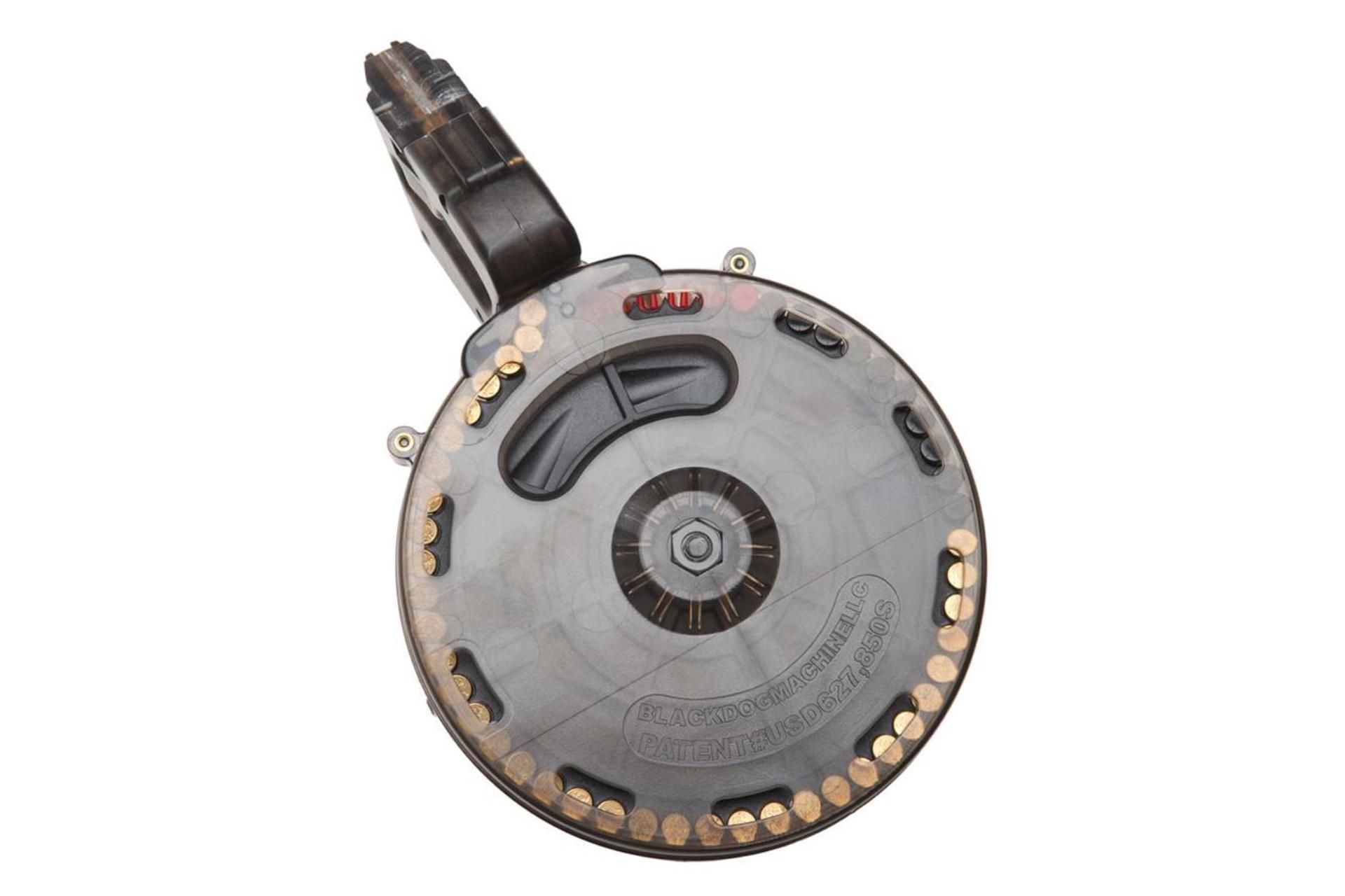 Black Dog Machine Ruger AR-15 22 Long Rifle 50-Round Drum Magazine - AR1522-DRUM - Image 4