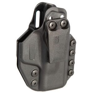Blackhawk 416001BK Stache Base Holster Kit IWB Black Polymer Belt Clip Compatible w/Glock 26 Ambidextrous - 416001BK