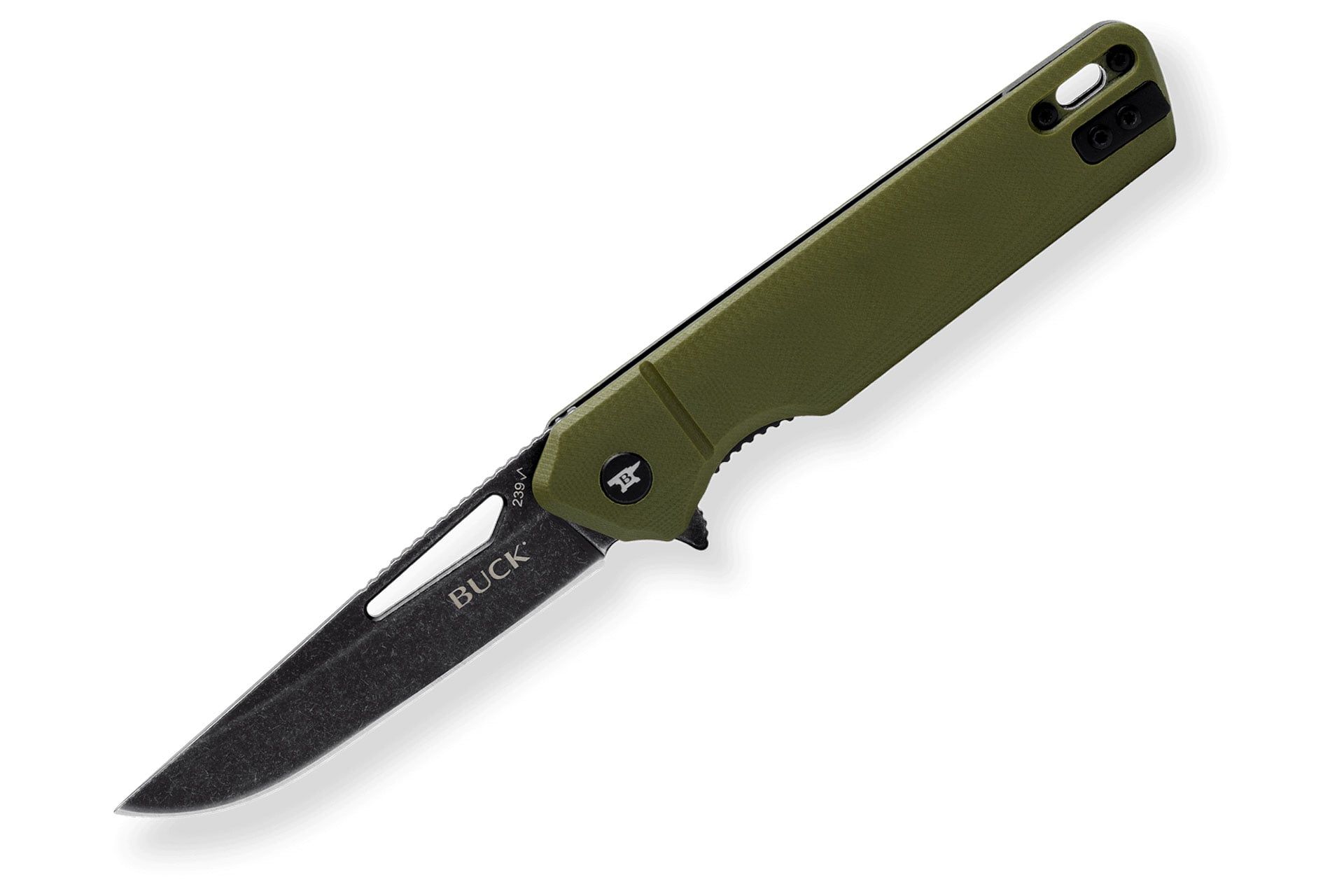 Buck Knives 239 Infusion Modified Tanto Blade 0239GRS-B -Green - 0239GRS-B