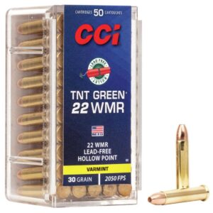 CCI .22 WMR 30gr TNT Green HP Ammo Rimfire Ammo - 2000 Rounds - 60