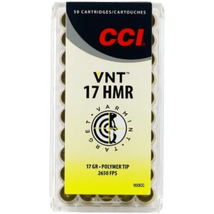 CCI 959CC Varmint VNT 17 HMR 17 gr Varmint Tipped Rimfire Ammo - 50 Rounds - 101380